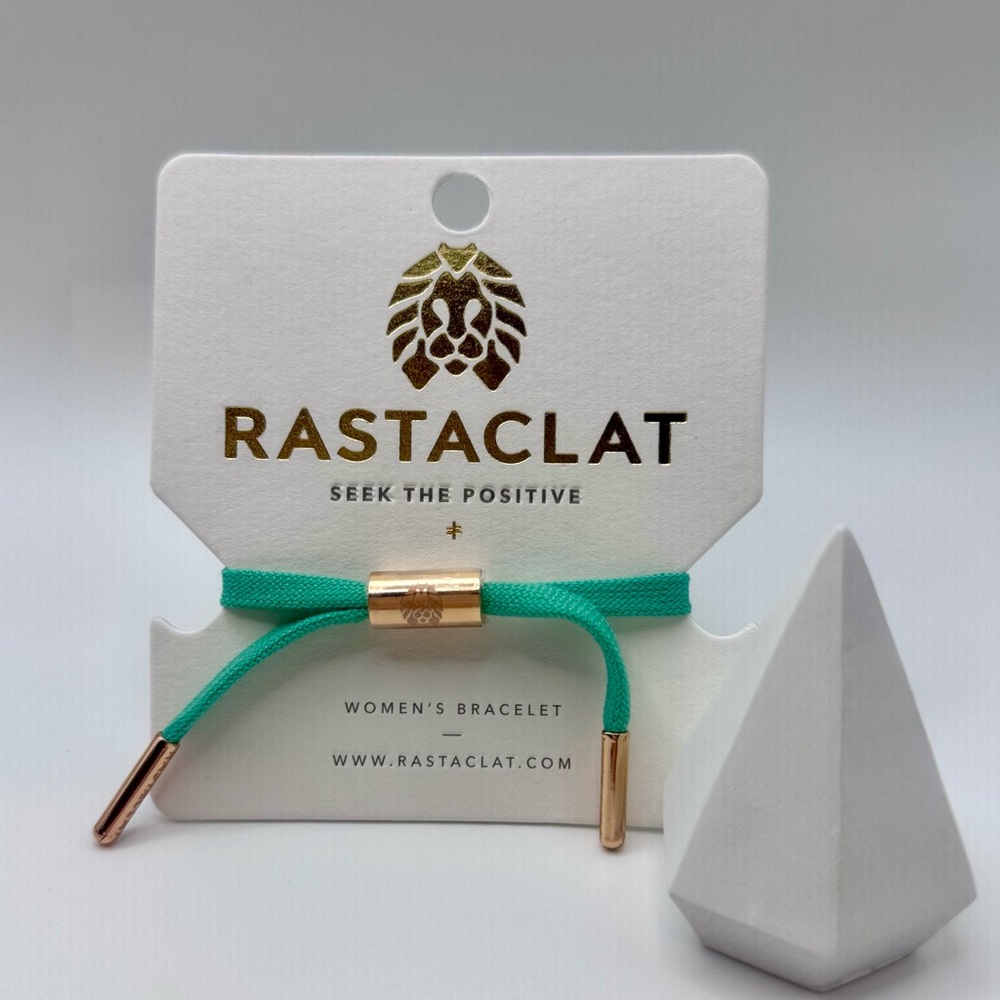 Rastaclat Original Hand Assembled Single Lace Adjustable Bracelet NWT!!